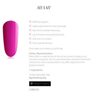 The Gel Bottle Miami Gel Polish